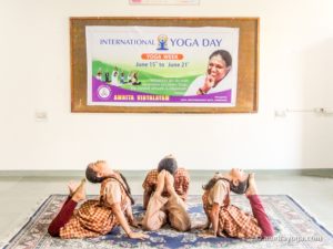 children's yoga, back bend