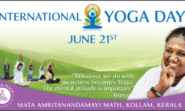 June 21st is the First-Ever International ‪Yoga Day, Amritapuri