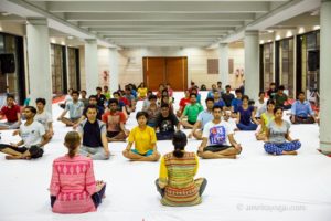 group yoga meditation
