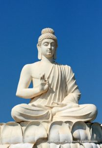 buddha statue with blue sky