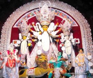 Goddess Divine Mother Durga puja for Navaratri