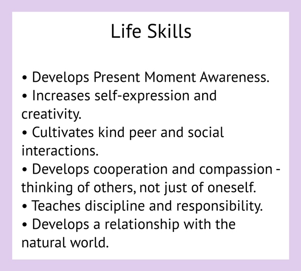 Life Skills list for Amrita Yoga