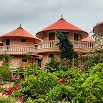 Runde Räume im amritapuri-ashram