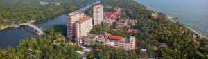 amritapuri ashram aerial shot