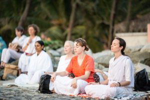 amrita yoga group beach meditation watermarked