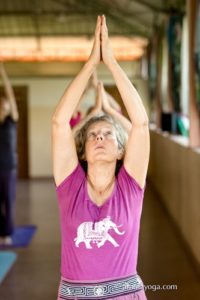 amrita yoga raised arms asana photo